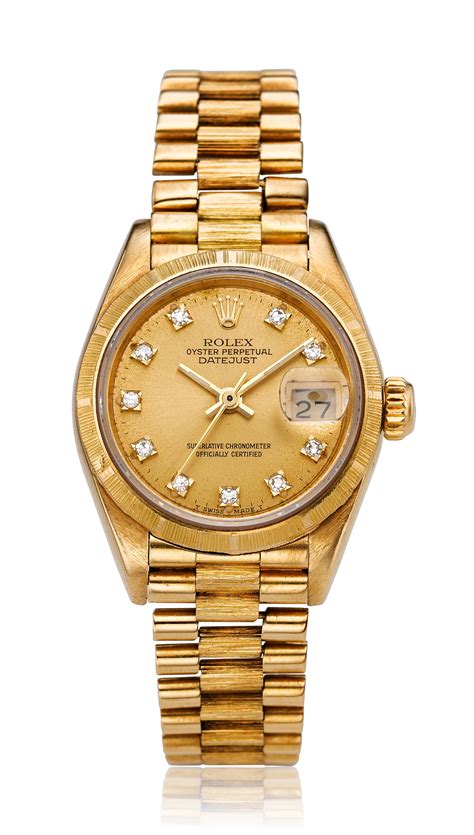 rolex ladies watch 2035-21|Rolex lady Datejust gold.